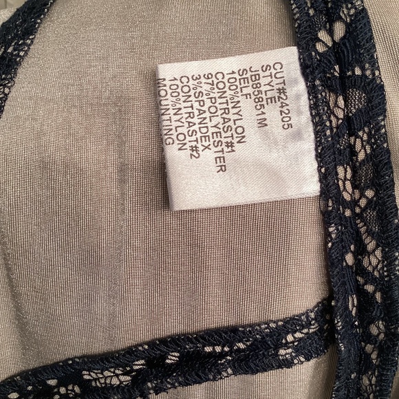 Tadashi Shoji Classic Collection Navy Blue Lace Cocktail Dress - Picture 14 of 15